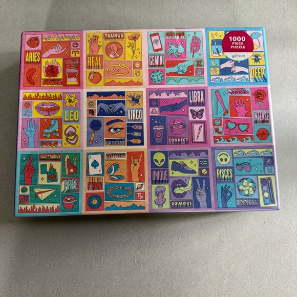 Galison 1000 piece Zodiac Power Jigsaw Puzzle - Picture 1 of 2